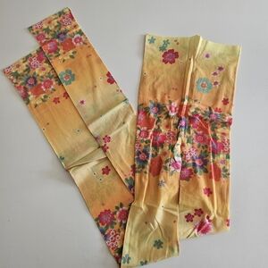 Vintage Colorful Bright Floral Tights